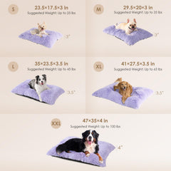 EHEYCIGA cama-perro-felpa-suave brinda sensación envolvente para dormir.
