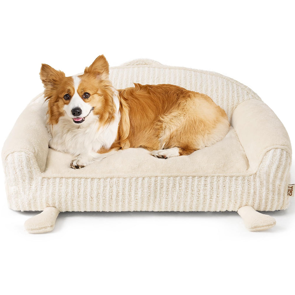 Cama para perro grande EHEYCIGA con funda removible, ideal para jaula