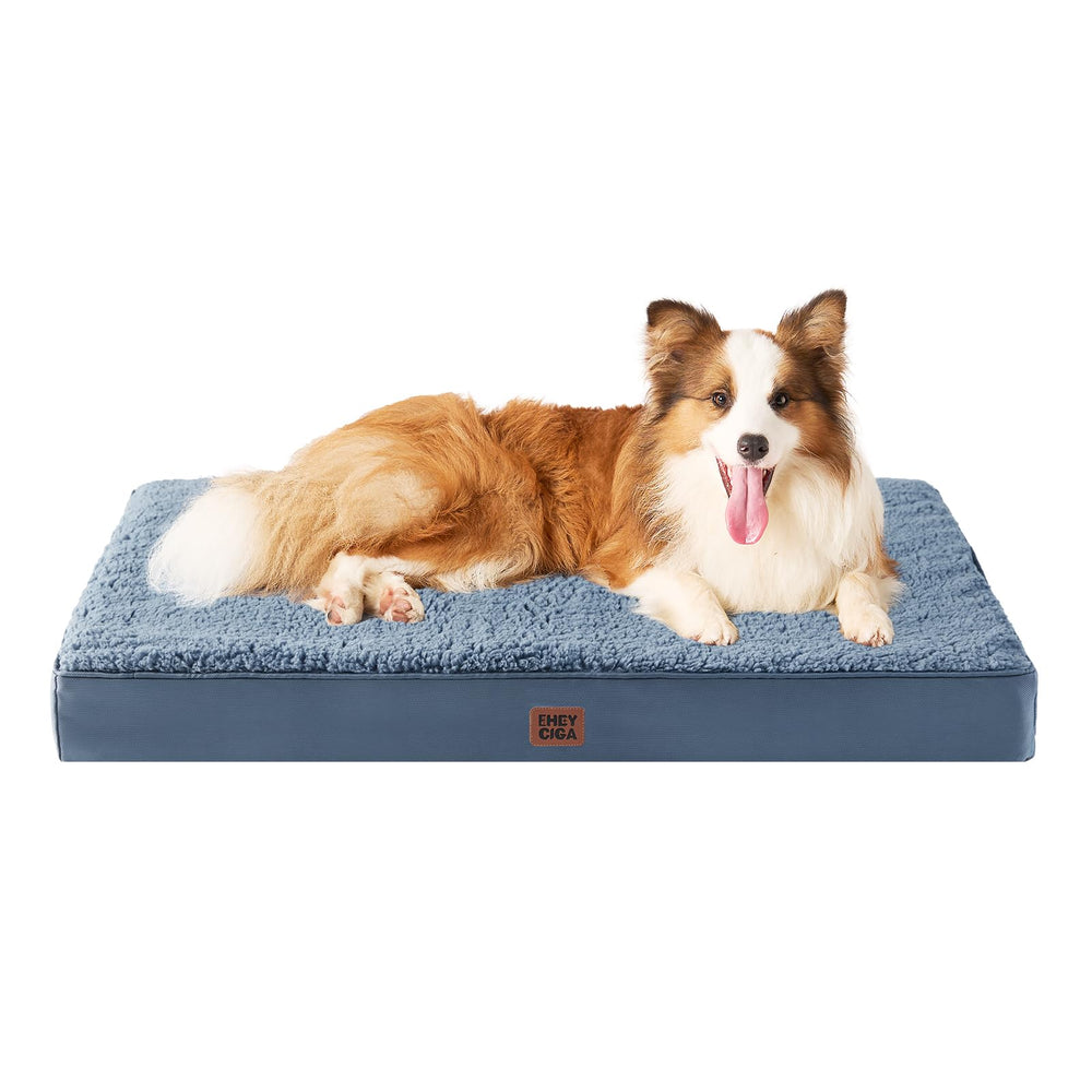 Cama EHEYCIGA para perros grandes con cobertura desmontable, facilita limpieza