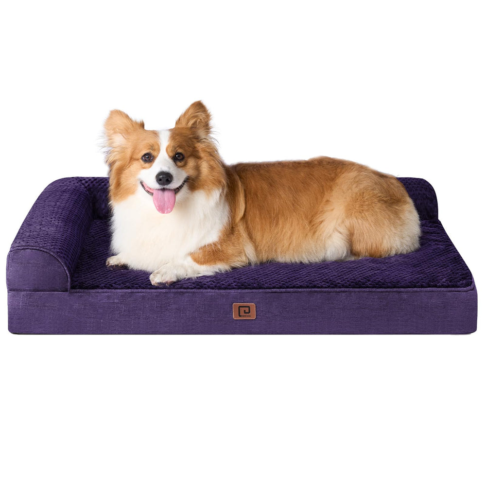 Cama EHEYCIGA para perros grandes con espuma de memoria para mayor comodidad.