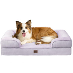 Cama ortopédica EHEYCIGA para perros grandes - vista general, alivia presión articular.