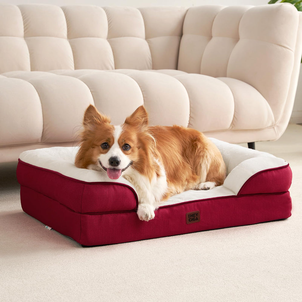 Cama EHEYCIGA ideal para perros mayores que buscan apoyo.