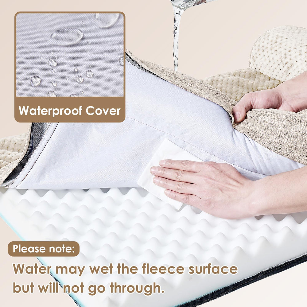 Cama EHEYCIGA XXL con capa impermeable y base protegida