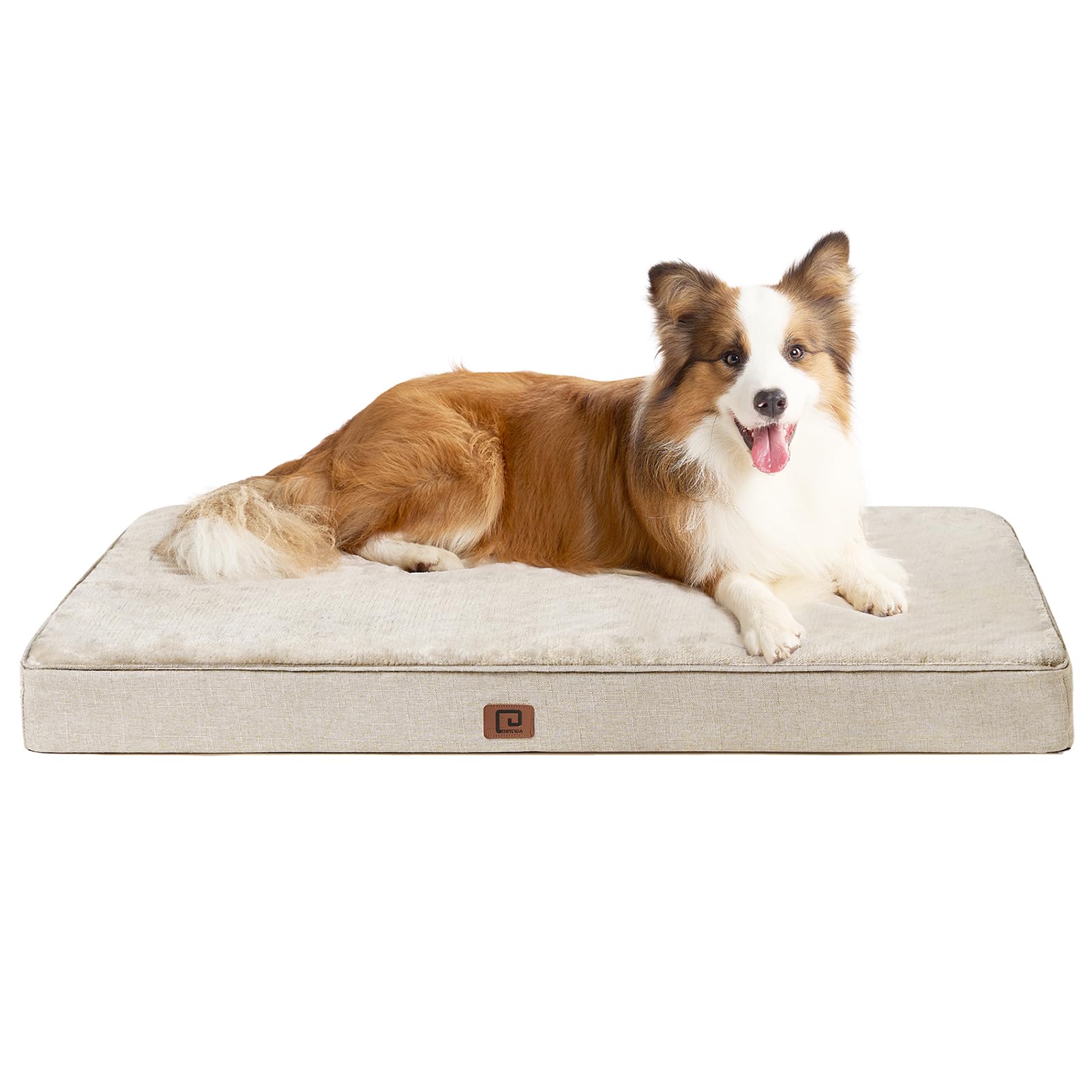 Cama para perro EHEYCIGA impermeable protege la espuma ante derrames y accidentes