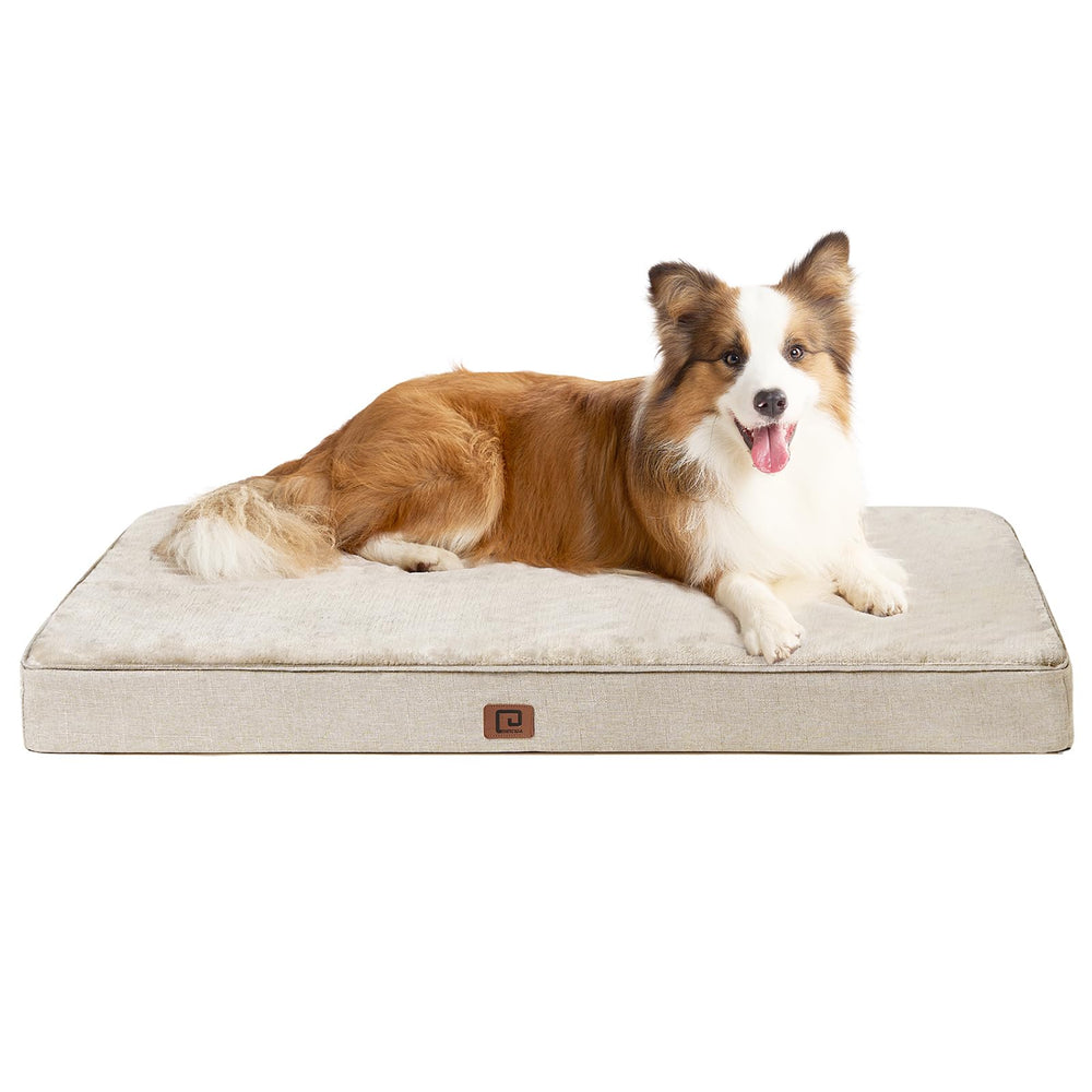Cama para perro EHEYCIGA impermeable protege la espuma ante derrames y accidentes