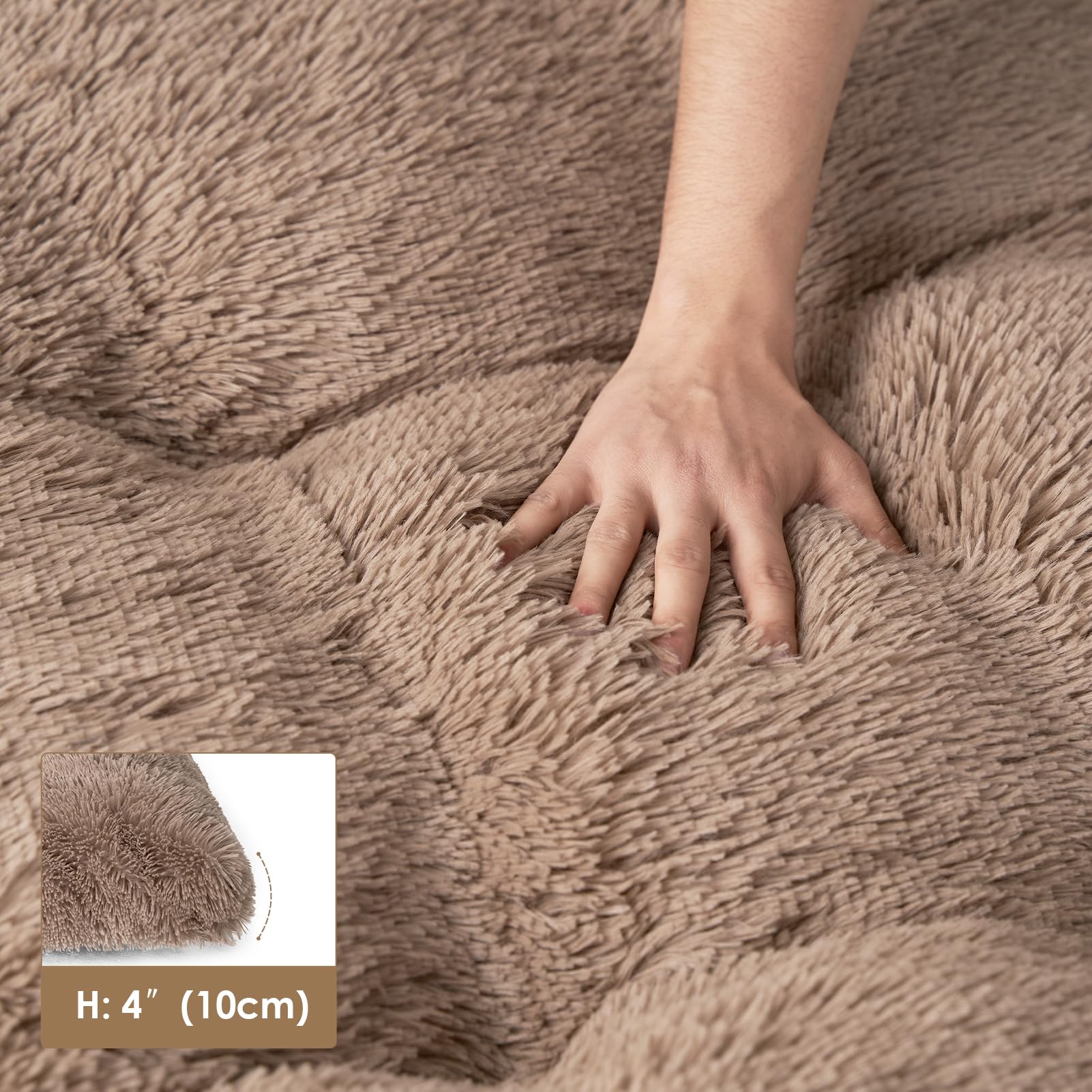 Cama EHEYCIGA lavable a máquina para fácil limpieza.
