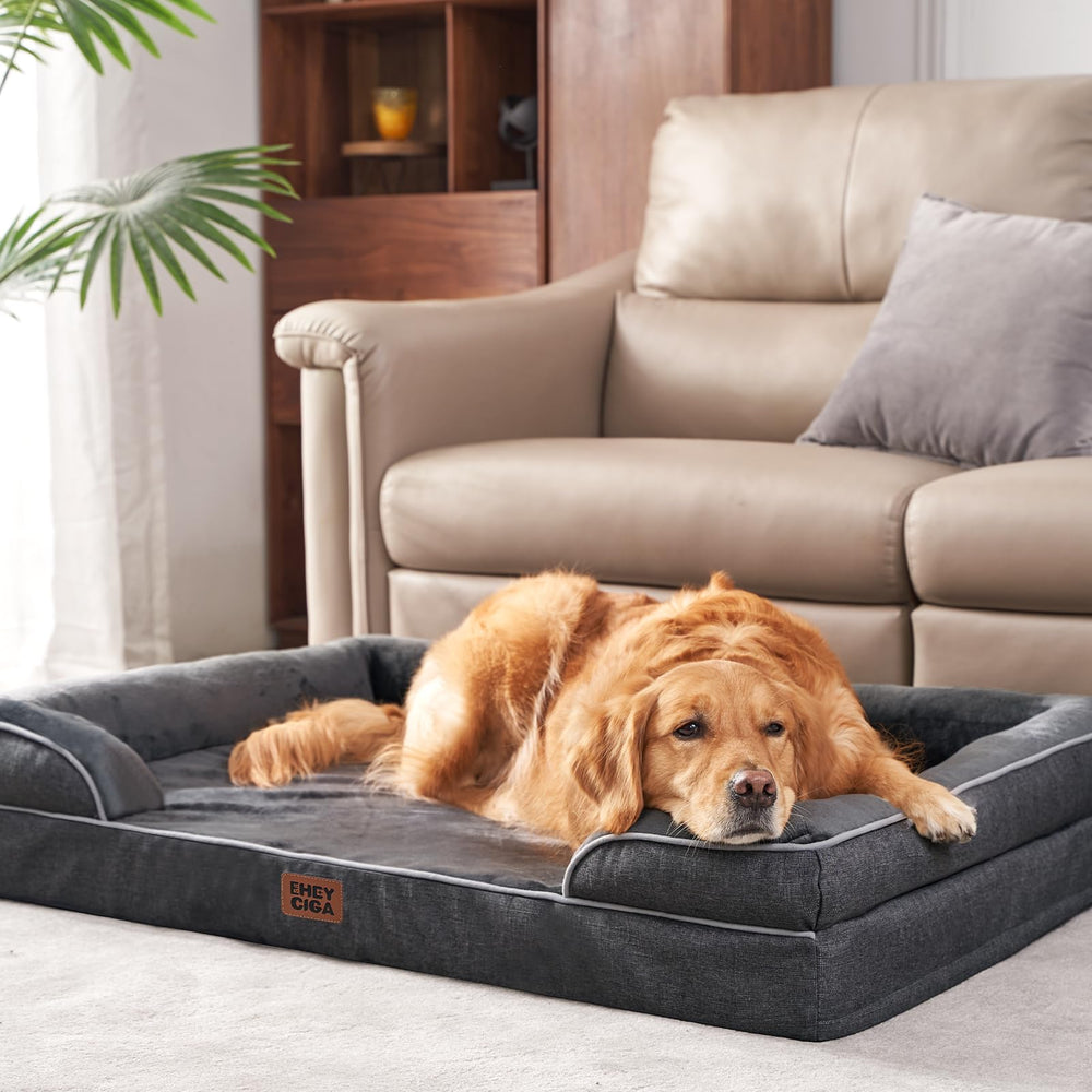 Cama EHEYCIGA funda lavable a máquina para limpieza rápida.