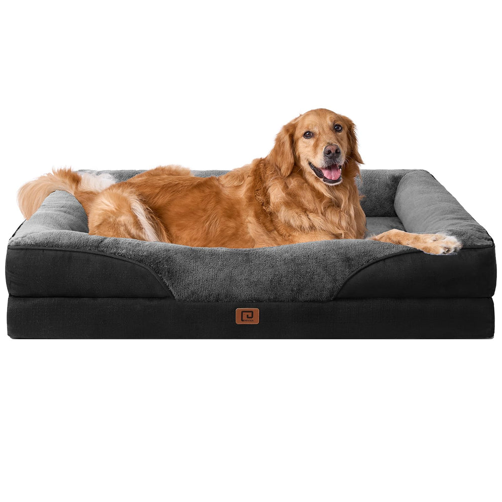 Cama EHEYCIGA de memoria con espuma viscoelástica para XXL, soporte cómodo.