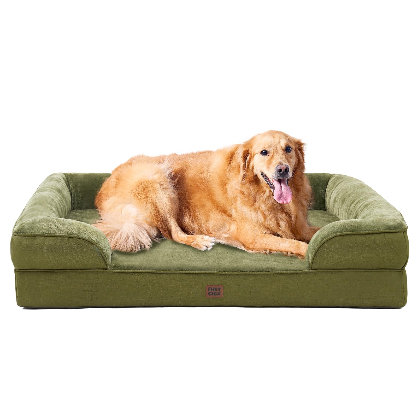 La cama ortopédica EHEYCIGA 44x32 para perros grandes, superficie amplia y estable.