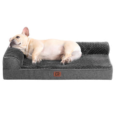 Cama EHEYCIGA para perros con espuma memoria suave y soporte