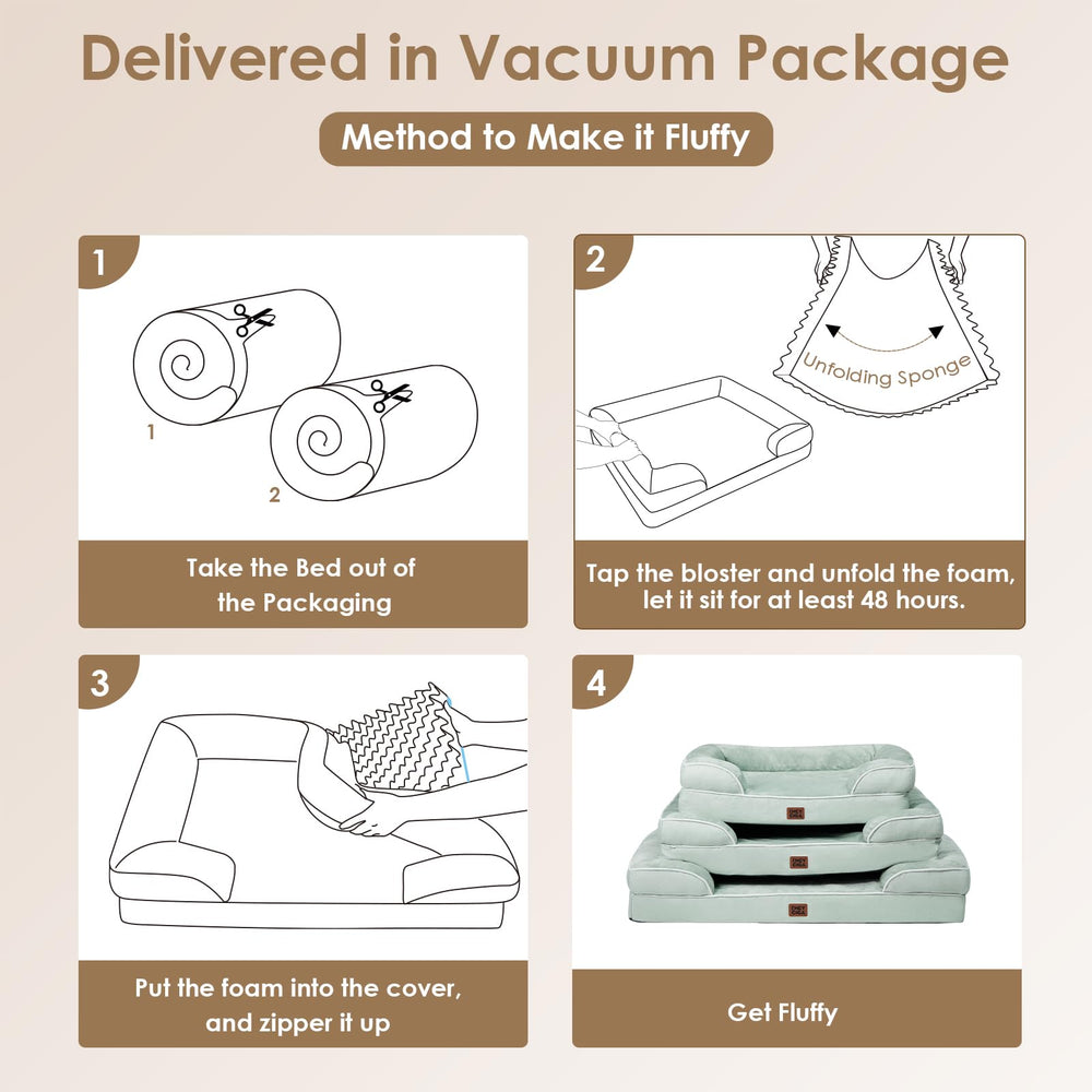 Funda removible de la cama EHEYCIGA para un lavado sencillo.