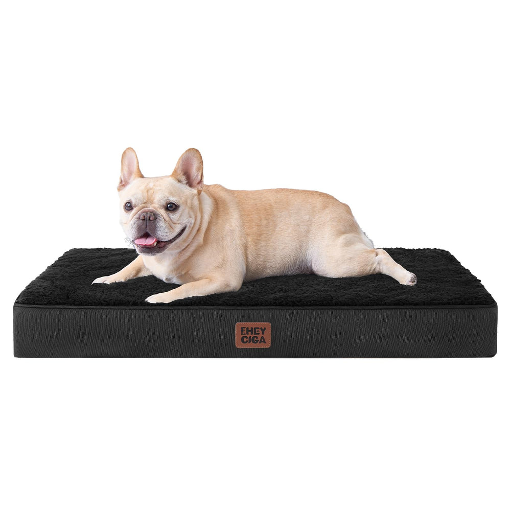 Cama ortopédica EHEYCIGA con cubierta removible para lavar fácilmente.