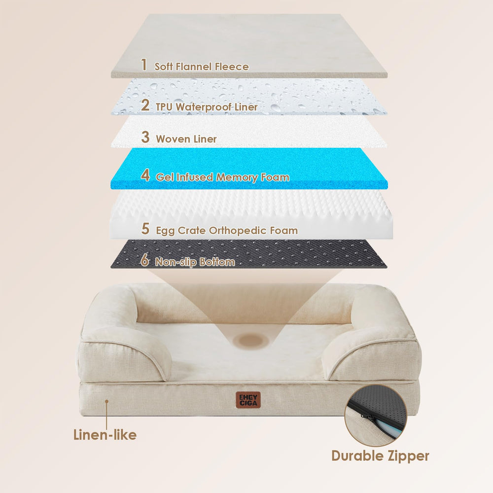 Bolster de tres lados EHEYCIGA ofrece apoyo para cuello y cabeza.