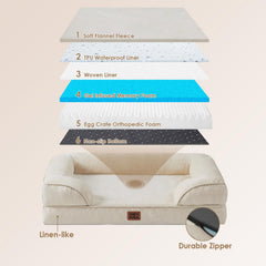 Bolster de tres lados EHEYCIGA ofrece apoyo para cuello y cabeza.
