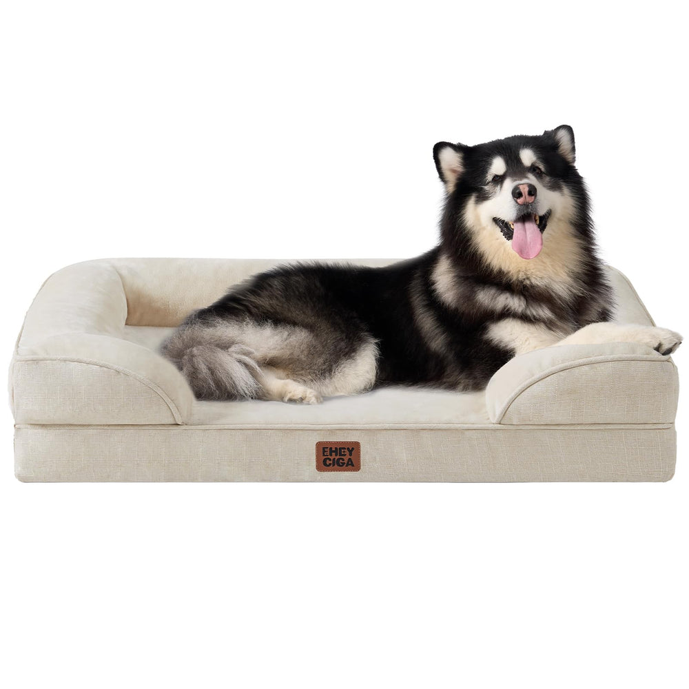 Cama ortopédica EHEYCIGA XL con memoria para perros grandes, apoyo a articulaciones.