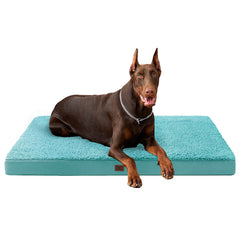 Cama ortopédica EHEYCIGA XXL con funda removible, ideal para perros grandes.