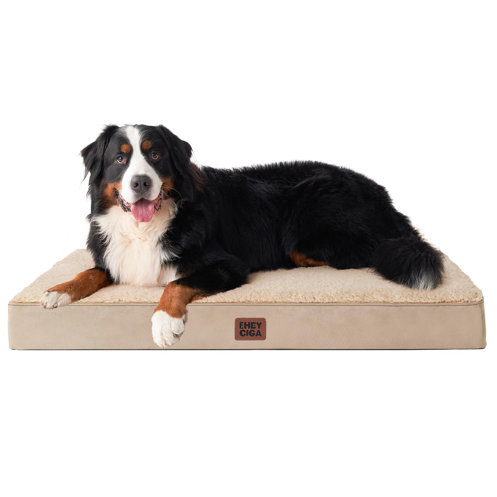 Cama ortopédica EHEYCIGA XXL para perros grandes, soporte cómodo