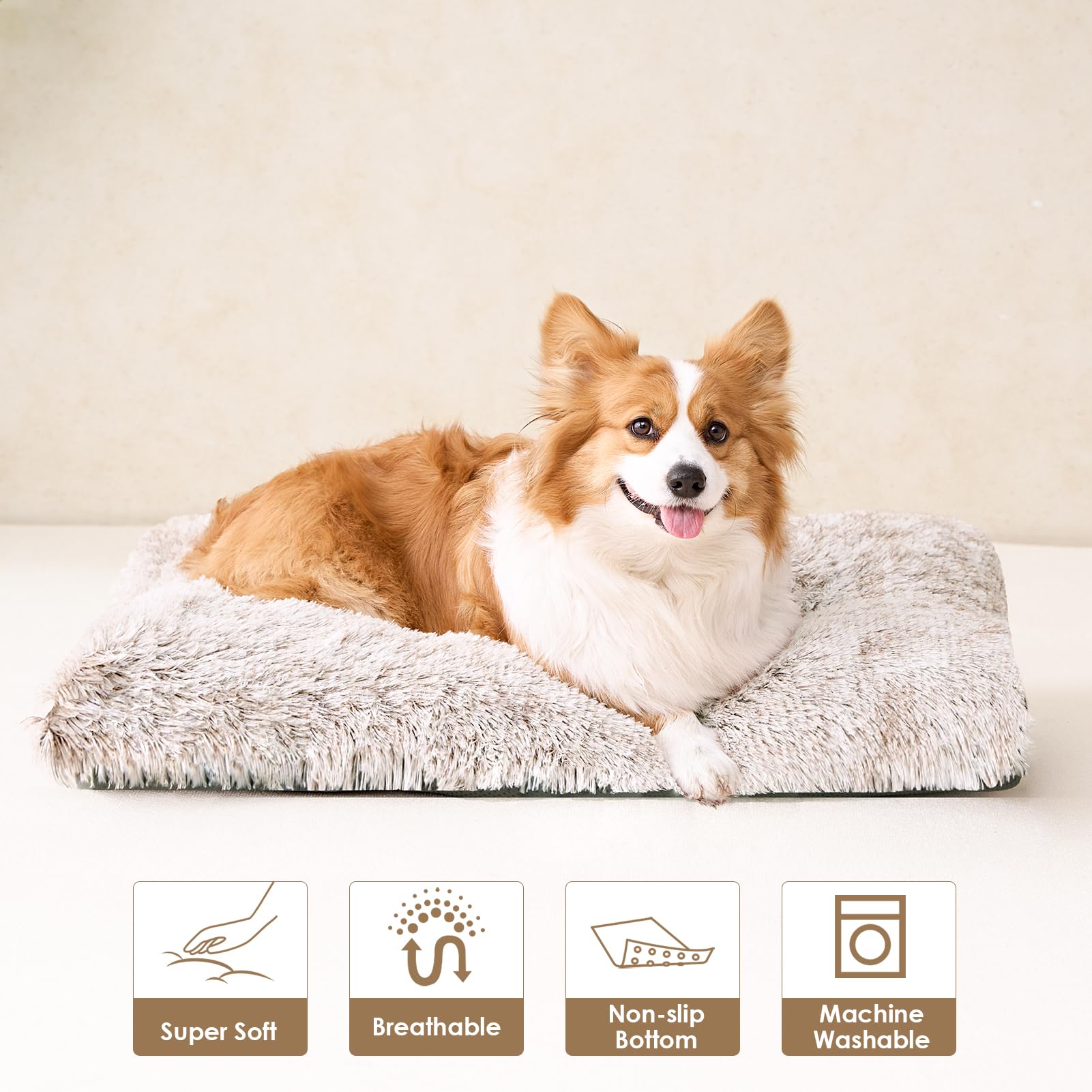 Cama EHEYCIGA funda felpa envolvente para confort.