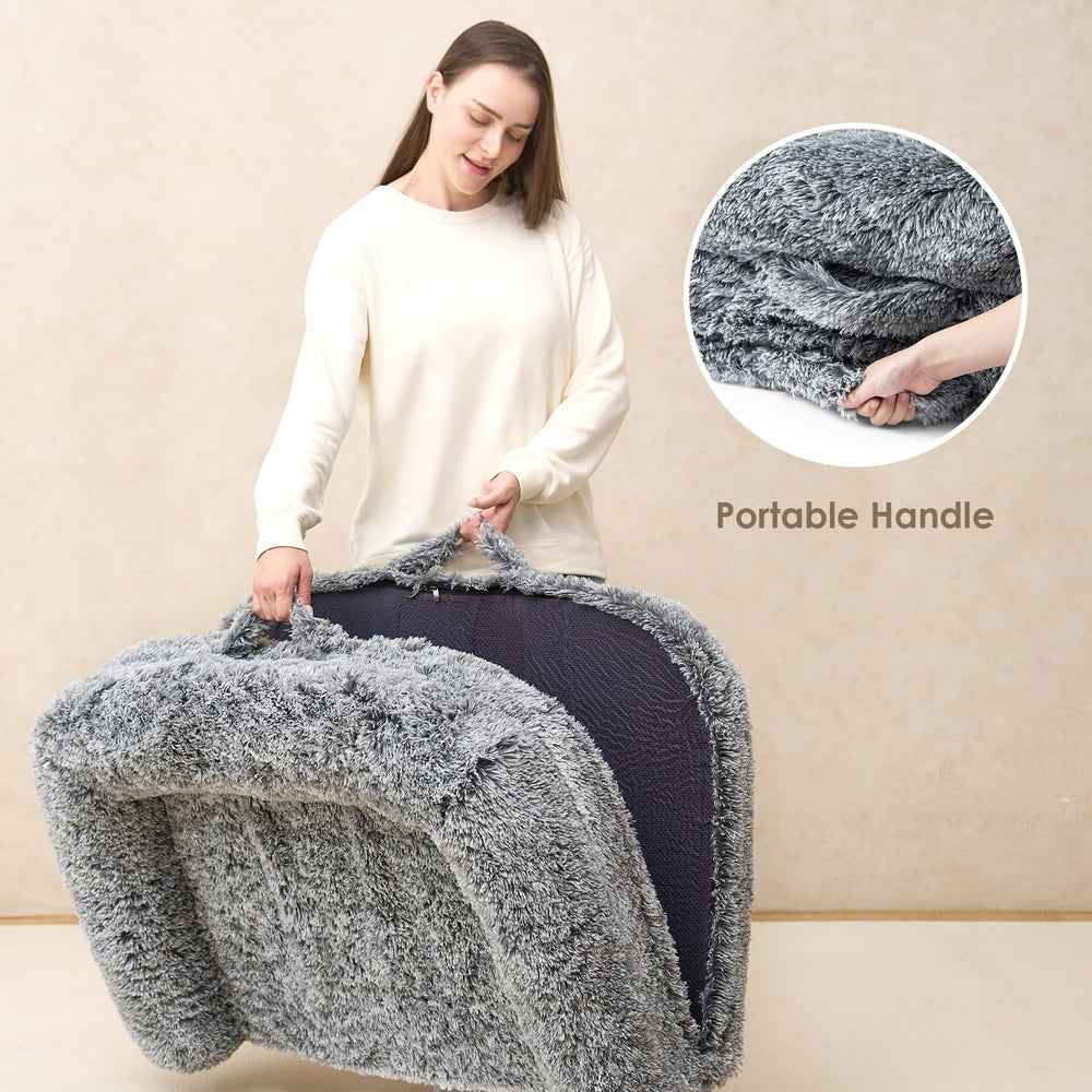 Cama EHEYCIGA XXL, diseño plegable, ahorro de espacio.