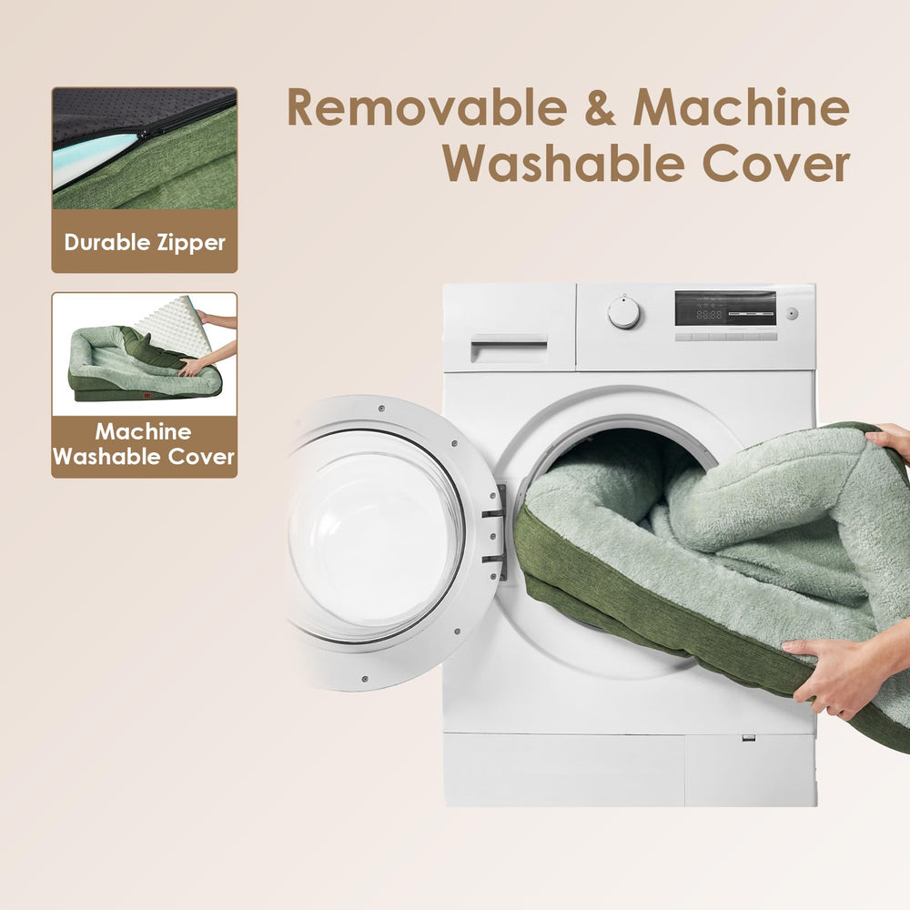 Cama EHEYCIGA superficie de fleece suave para descanso cómodo.