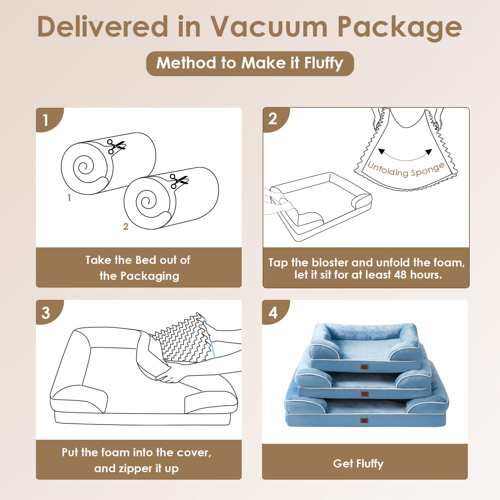 Ideal para perros extragrandes gracias al tamaño XXL de EHEYCIGA.