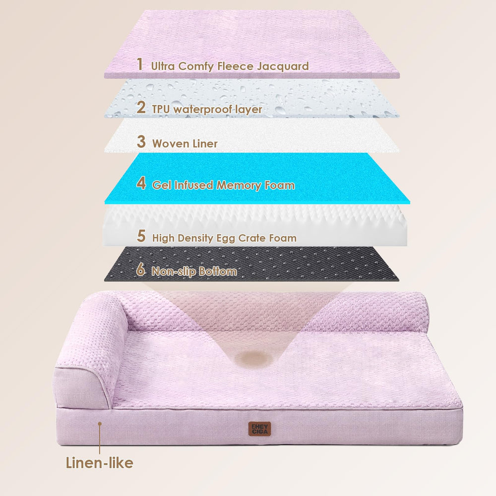 Base antideslizante que mantiene la cama estable durante el sueño.