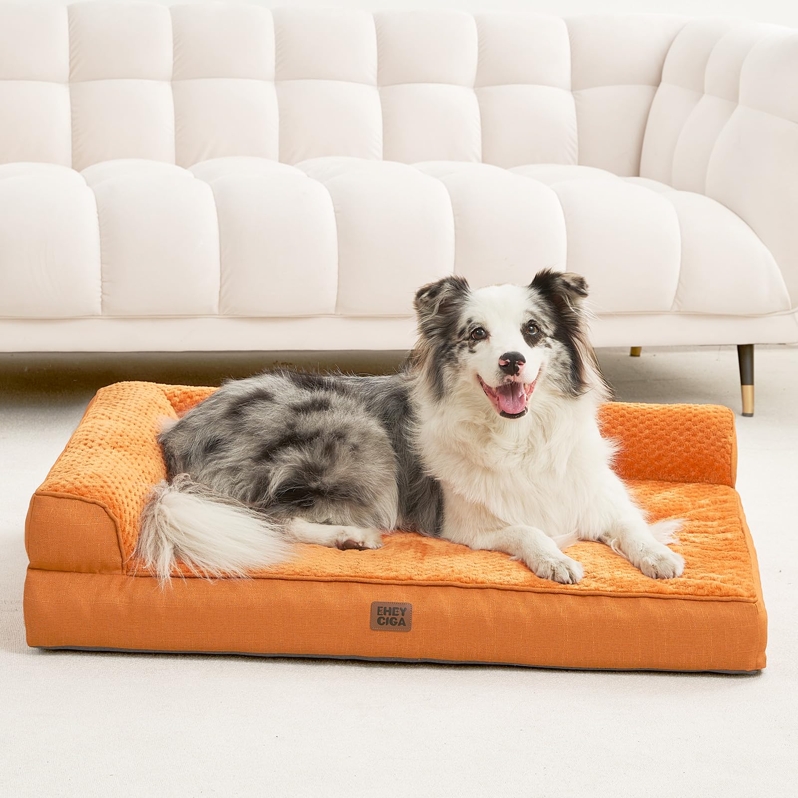 Dimensiones 44x32x6,5 cm, cama XL para perros grandes.
