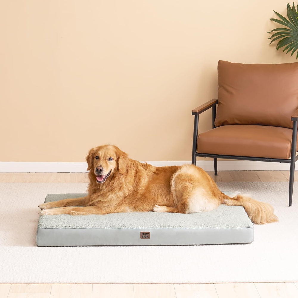 Cama EHEYCIGA XL diseño cómodo para perros grandes y sueño reparador.