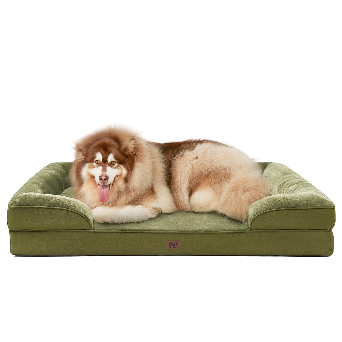 Cama EHEYCIGA para perros XL con espuma de memoria, apoyo cómodo.