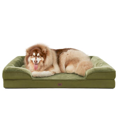 Cama EHEYCIGA para perros XL con espuma de memoria, apoyo cómodo.
