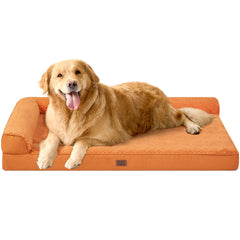 Cama EHEYCIGA XL con espuma memoria ofrece soporte cómodo para cuello y espalda.