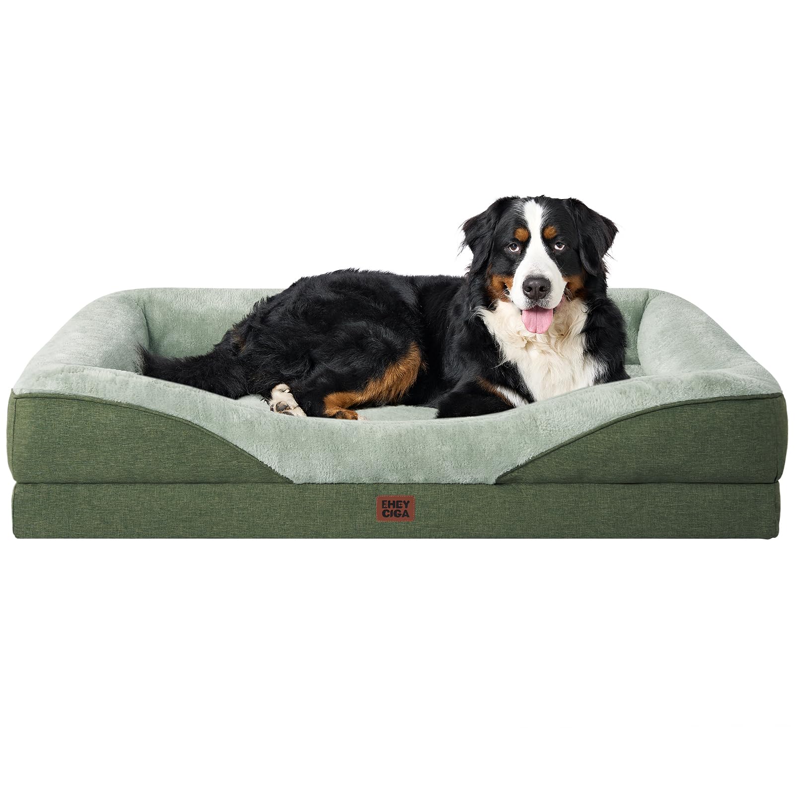 Cama para perros EHEYCIGA con espuma de memoria XL para confort diario.