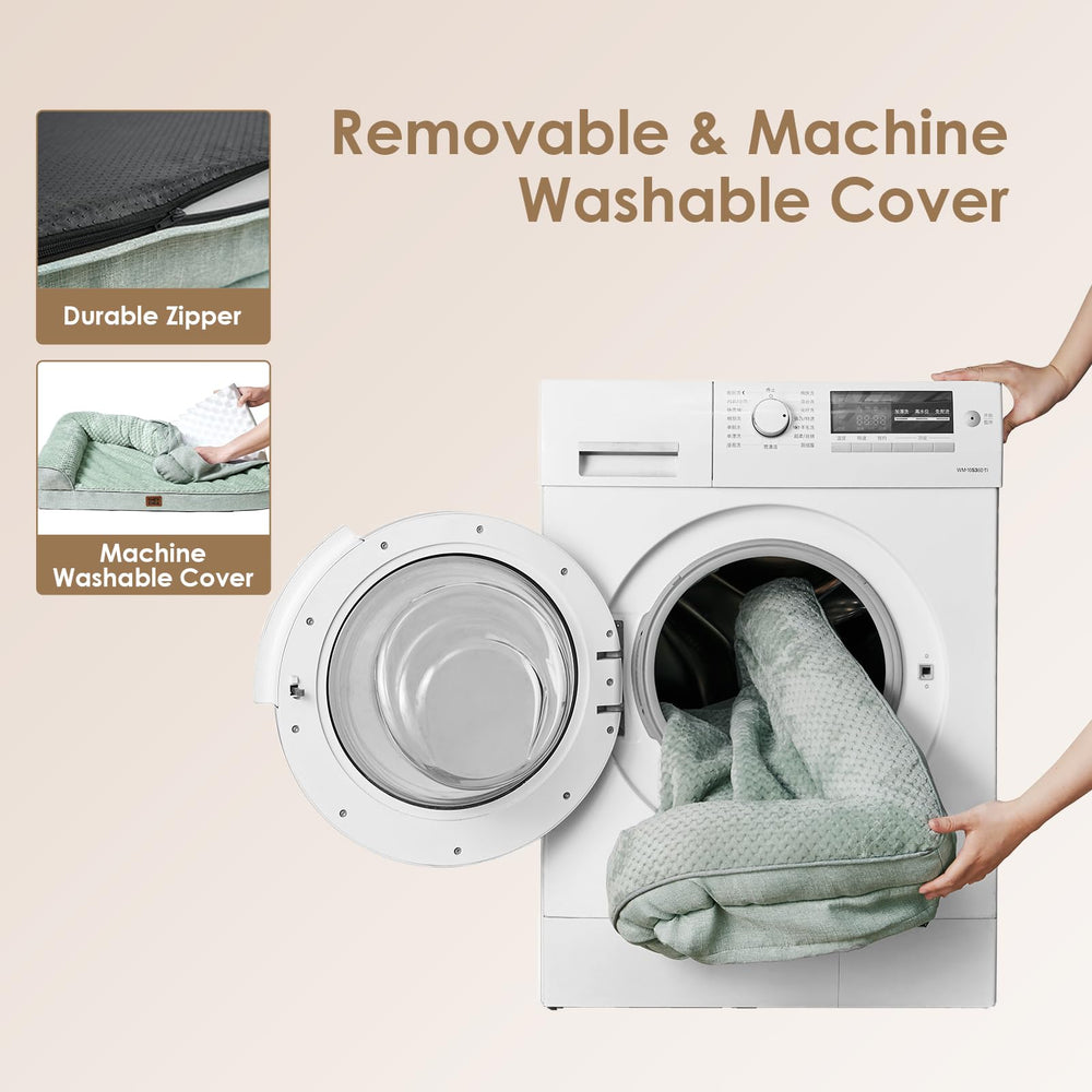 Funda desmontable y lavable de la cama EHEYCIGA XXL para limpieza fácil.