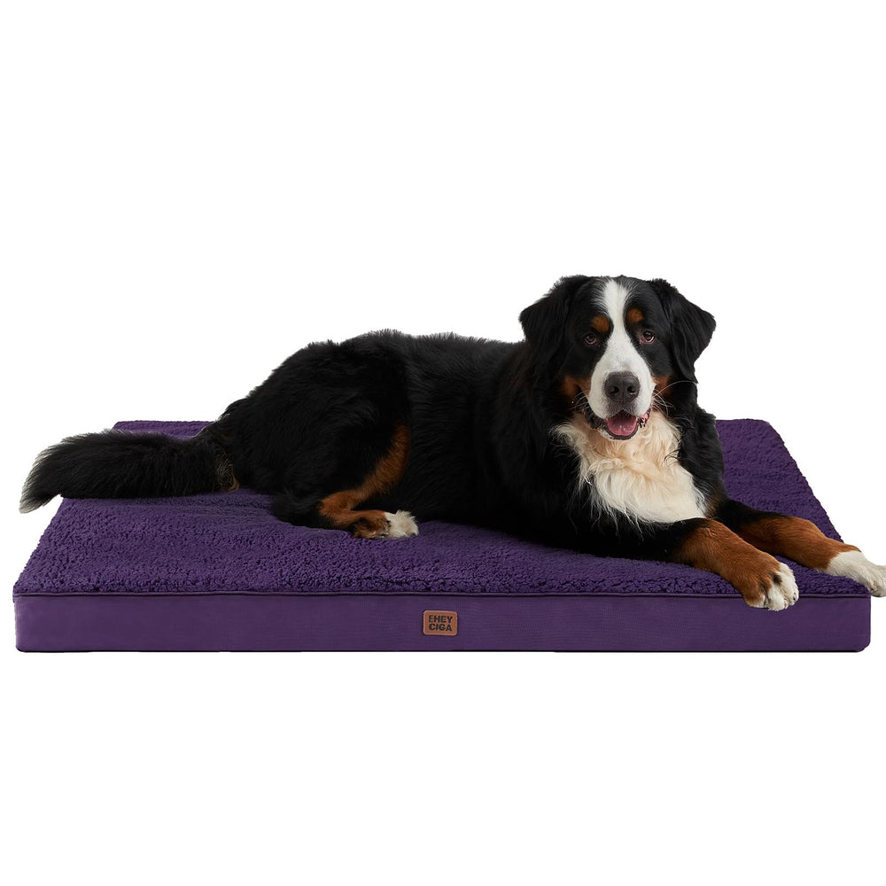 Cama ortopédica XXL EHEYCIGA 50x36 cm en púrpura para perros grandes