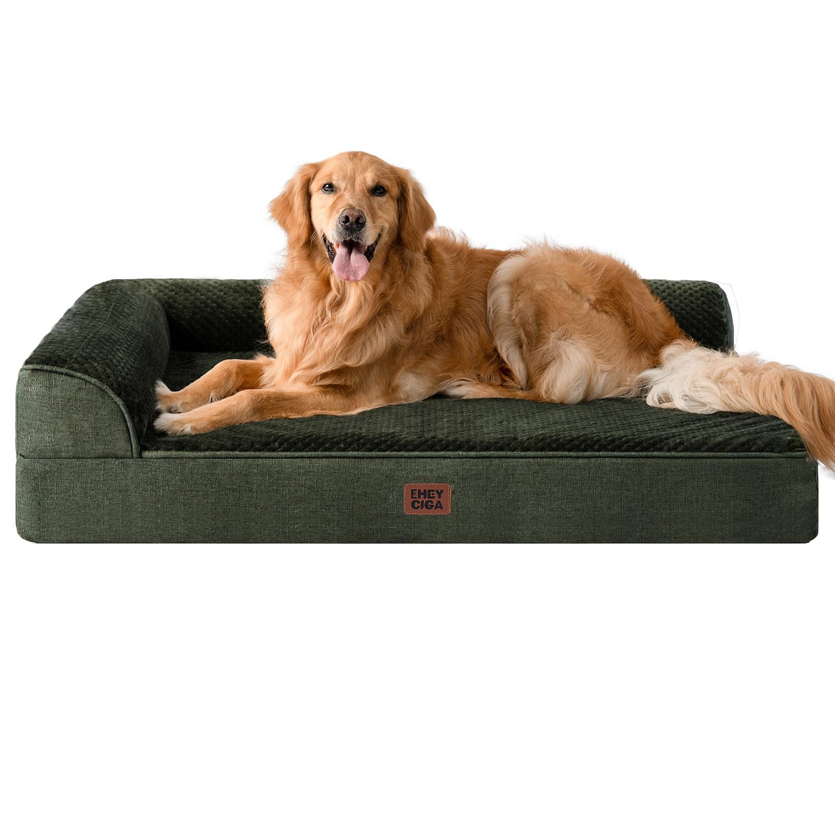 Cama EHEYCIGA XL ortopédica con diseño en L para soporte del cuello
