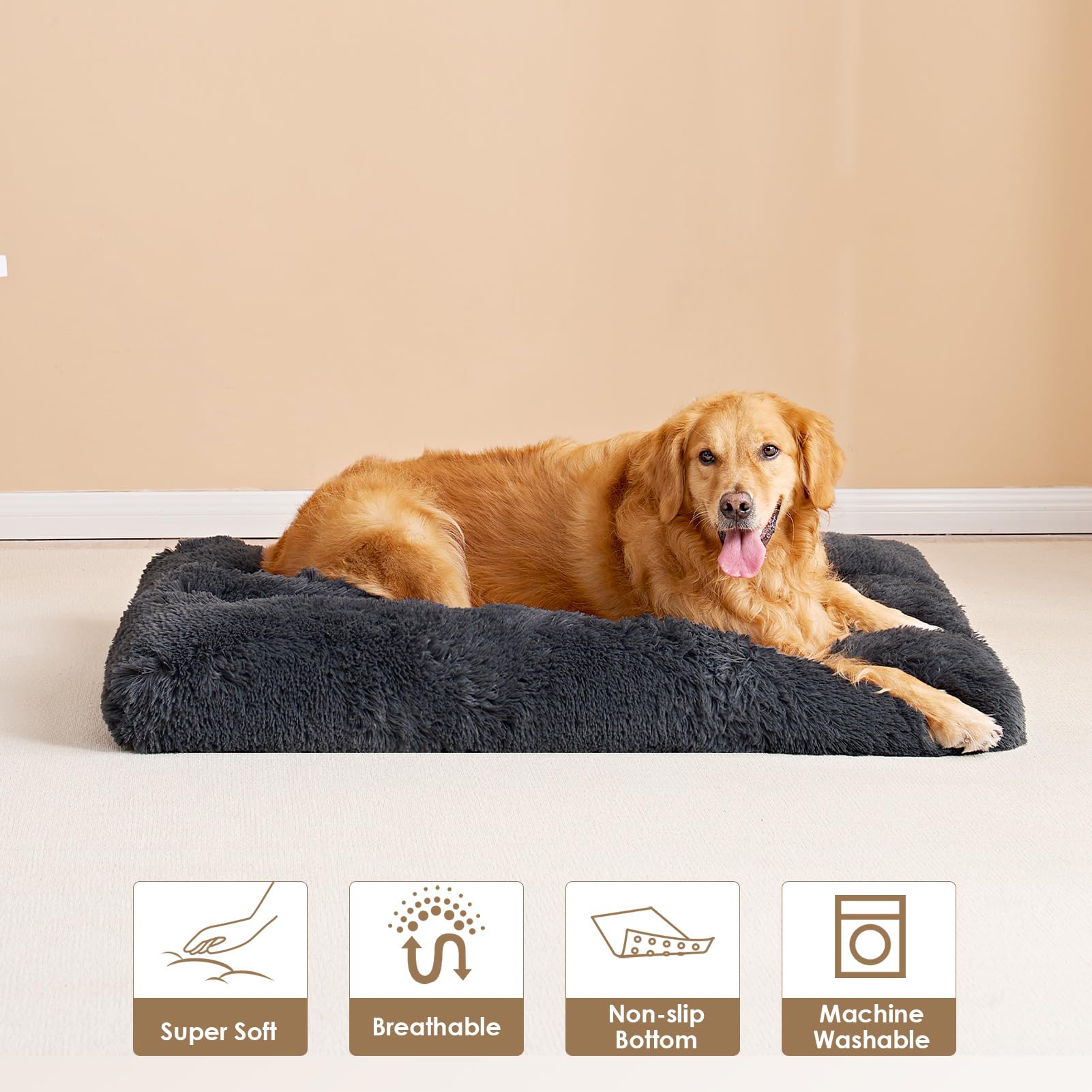 Cama EHEYCIGA XL secado rápido y cuidado sencillo.