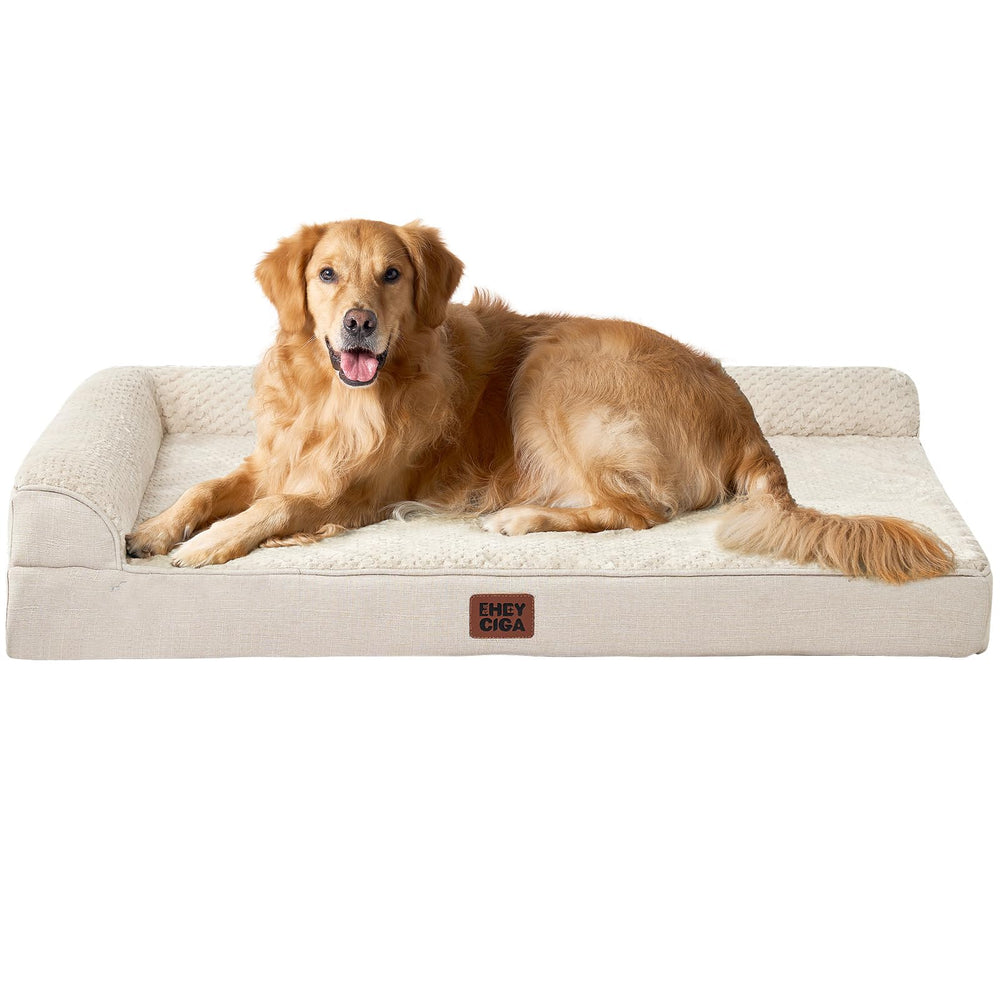 Cama para perros XL EHEYCIGA, vista general de descanso y confort