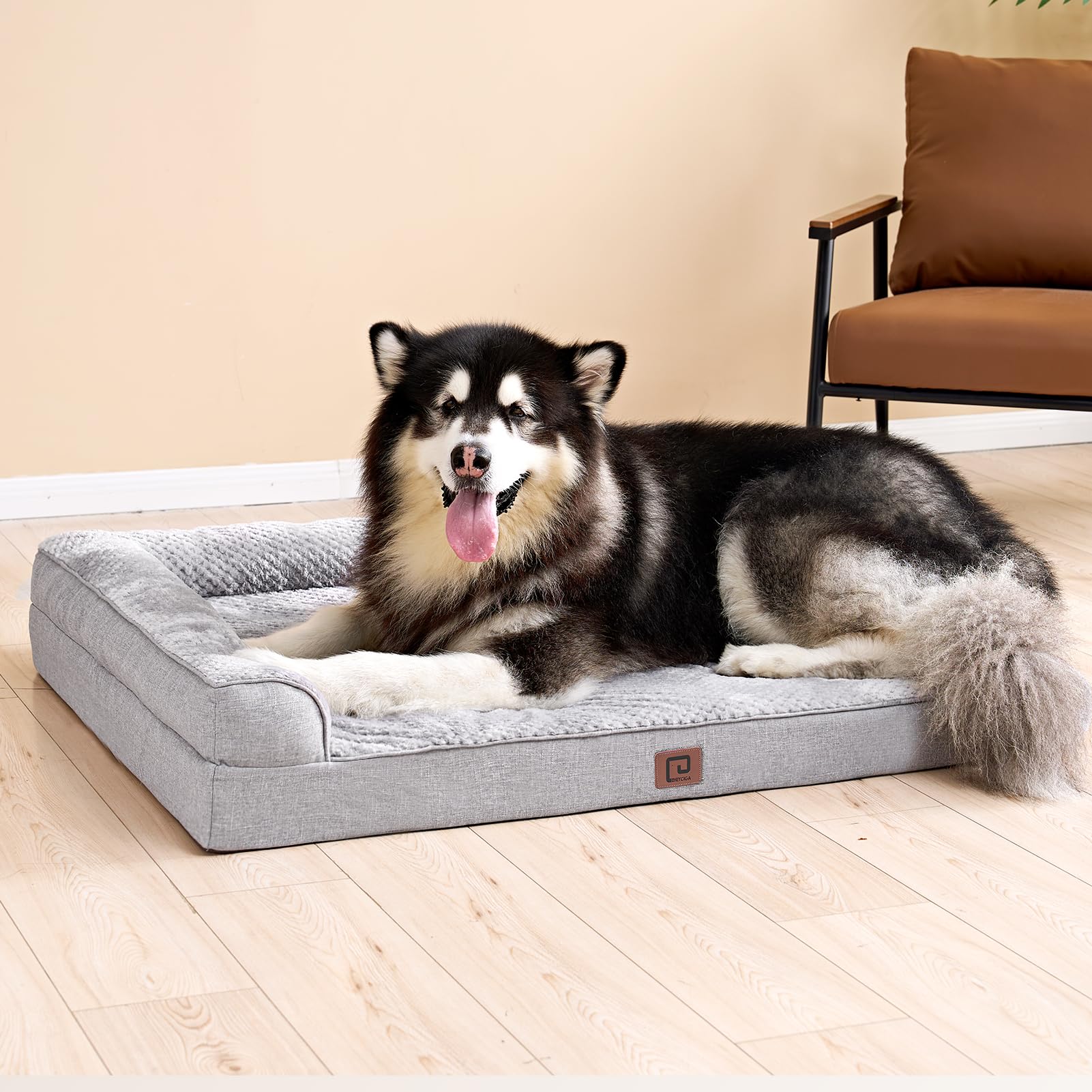 Cama EHEYCIGA con borde de tela transpirable para confort