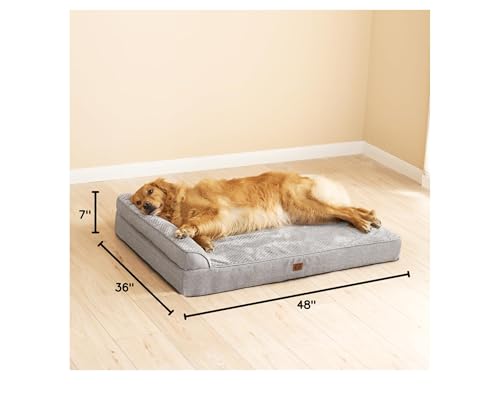 Cama EHEYCIGA XXL dimensiones 48x35x7,5 cm para perros grandes