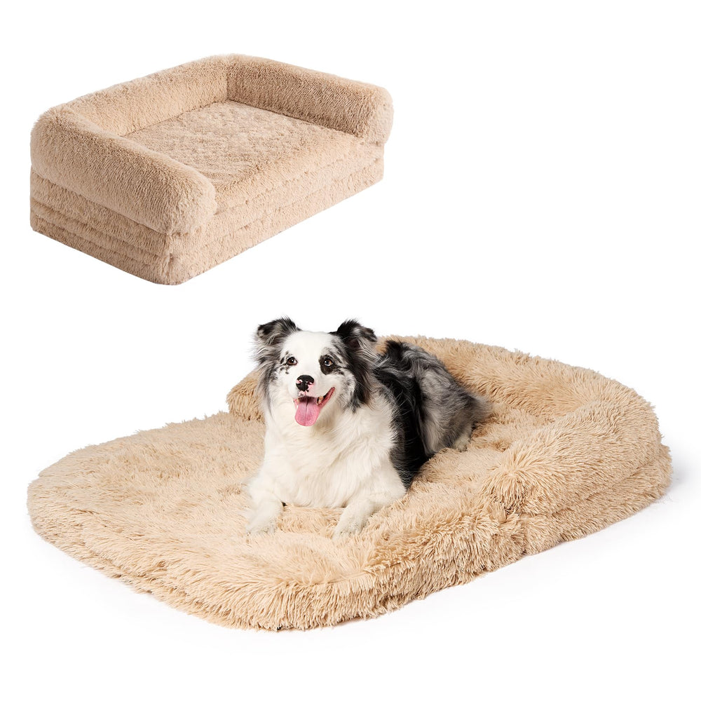 Cama EHEYCIGA XXL para perros grandes, descanso cómodo y portátil.