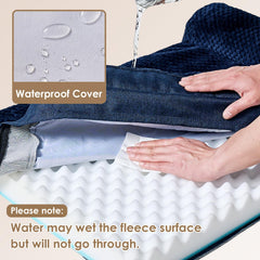 Cama EHEYCIGA con doble capa de espuma proporciona acolchado estable.