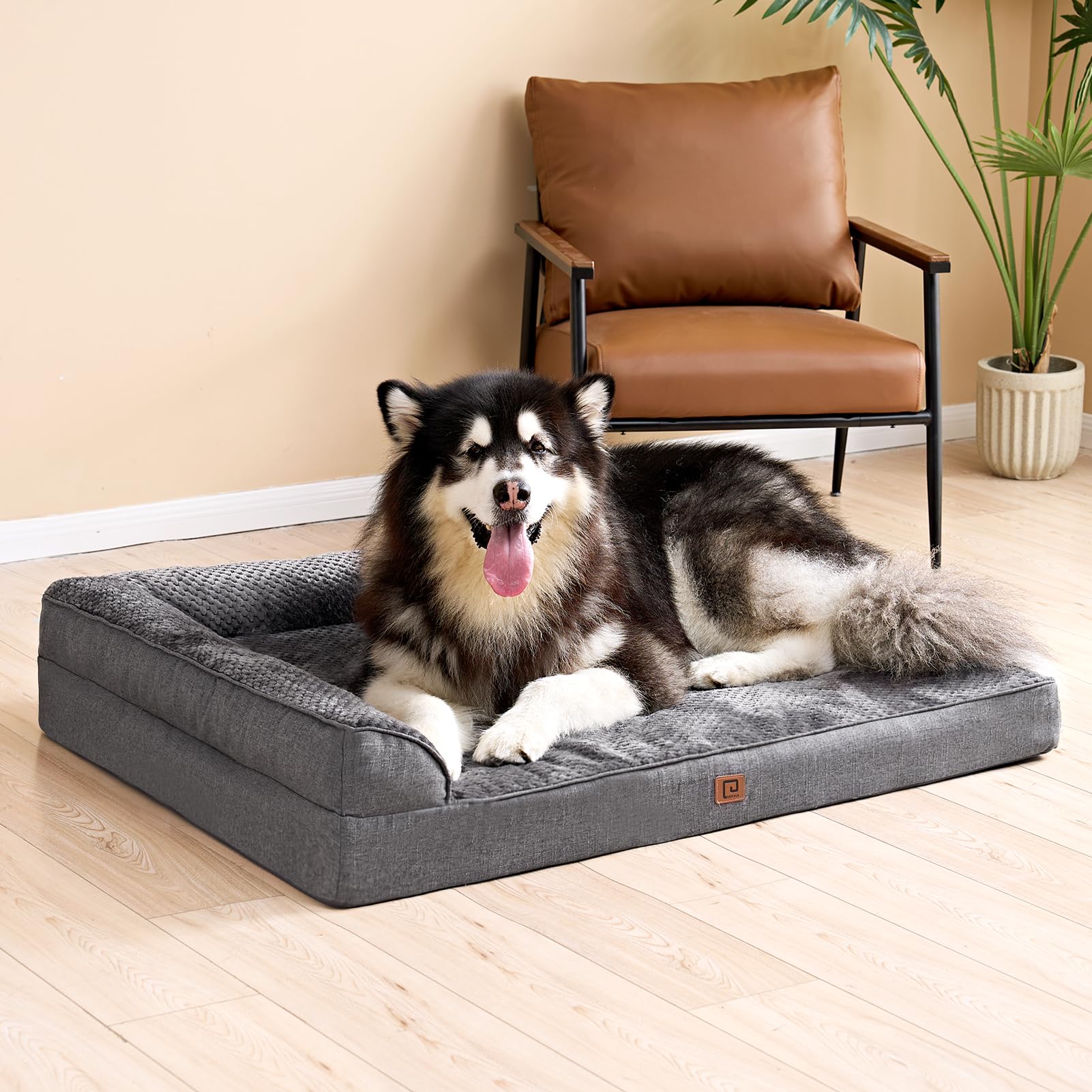 Cama EHEYCIGA lavable, funda desmontable para limpieza rápida.