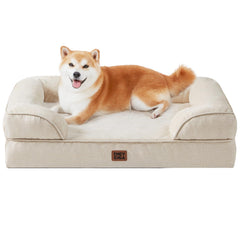 Cama ortopédica EHEYCIGA para perros grandes, superficie de memoria.