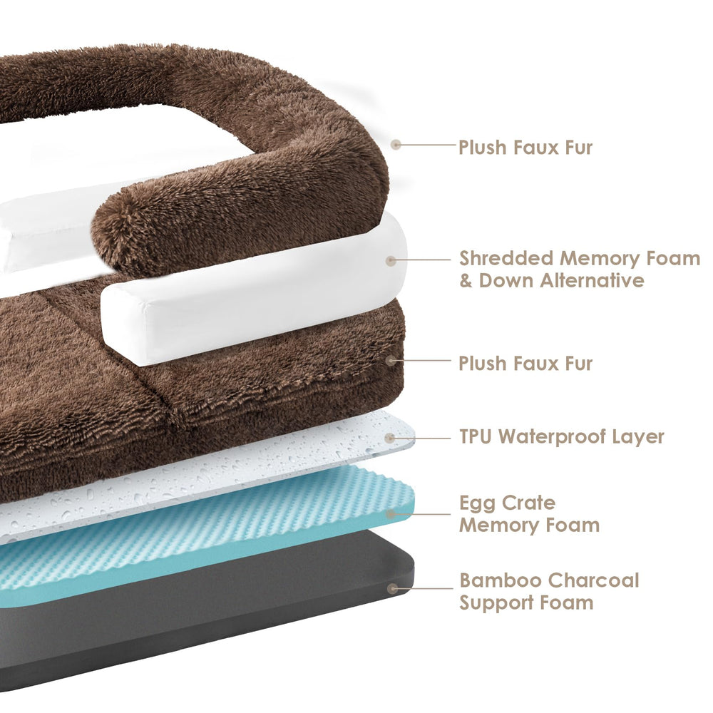 Cama EHEYCIGA XXL, espuma huevo para reposo estable.
