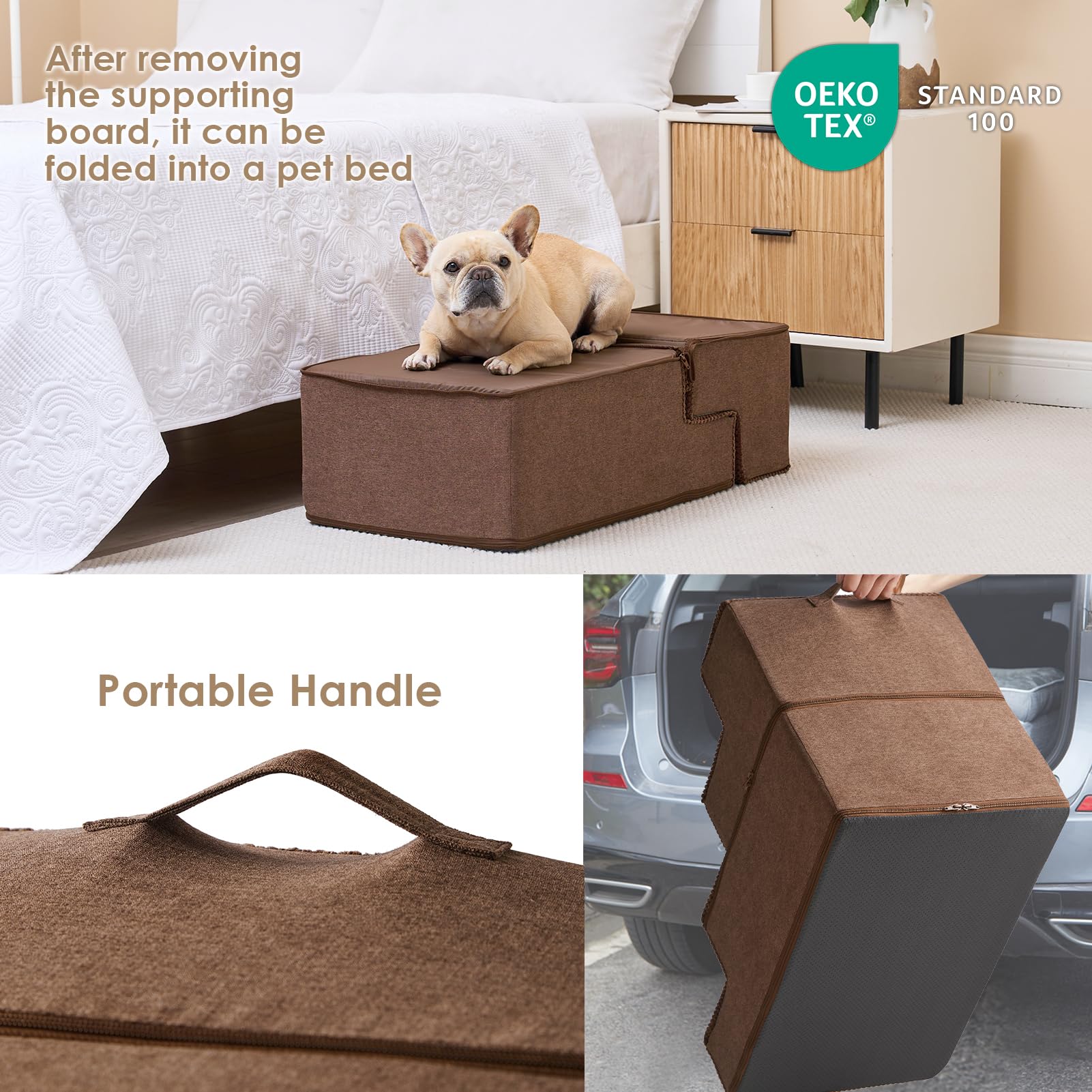 Funda removible lavable de la escalera EHEYCIGA para limpieza rápida.