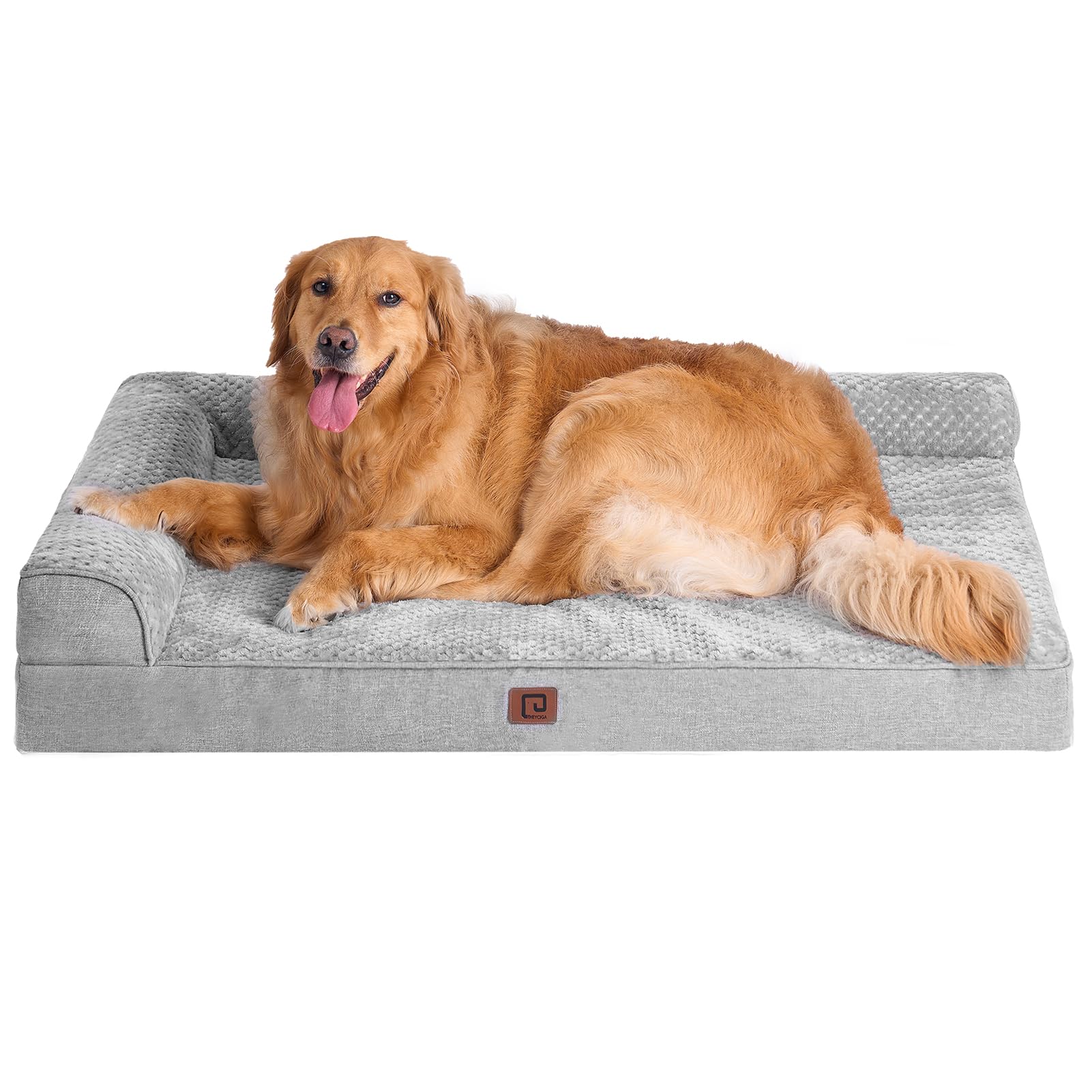 Cama EHEYCIGA XL en espuma memoria para mayor comodidad de perros grandes