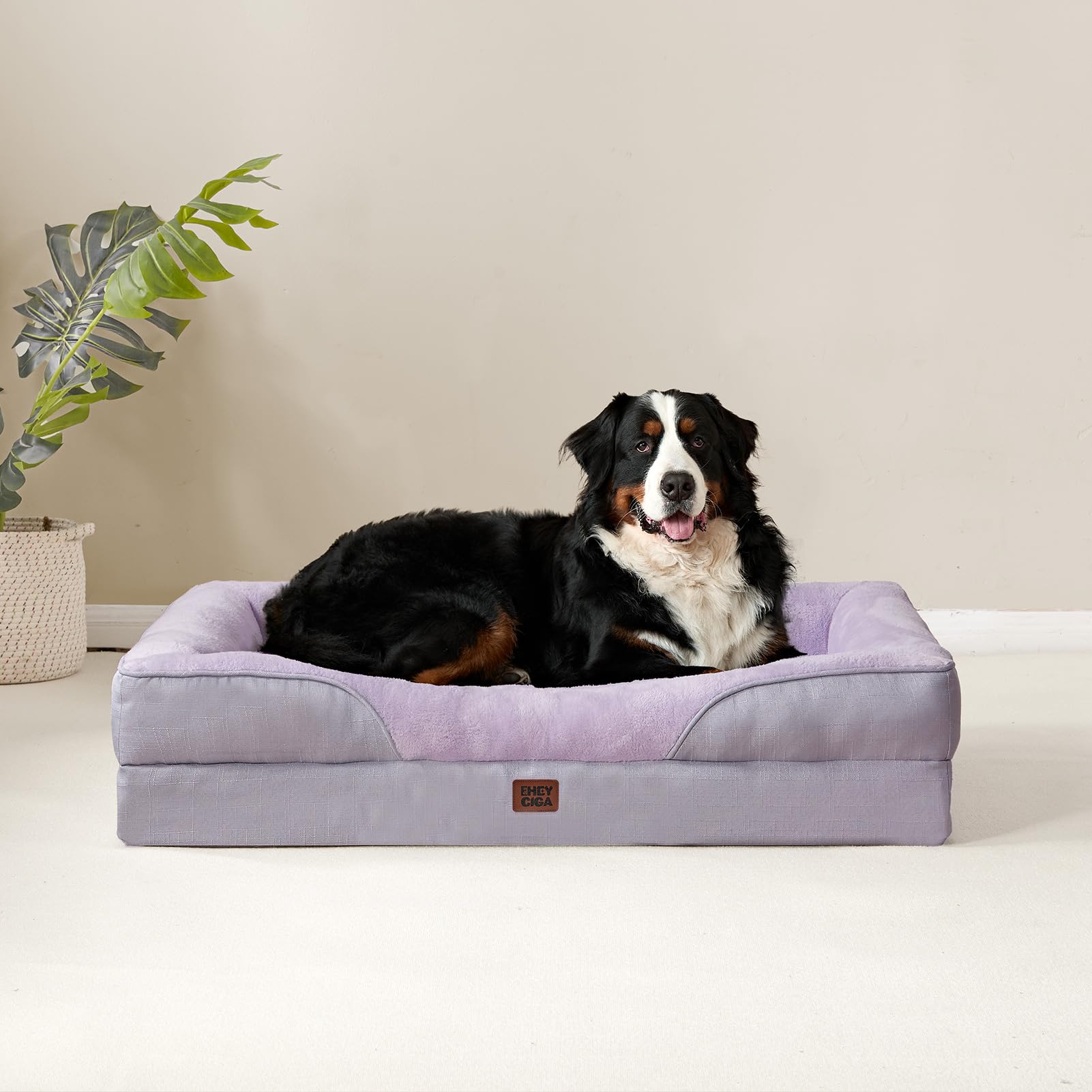 EHEYCIGA estructura-sólida-cama-perro mantiene forma durante la noche.