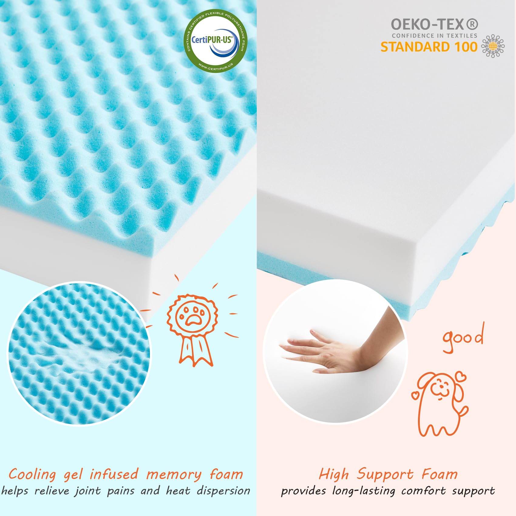 Funda desmontable y lavable de EHEYCIGA para limpieza rápida.