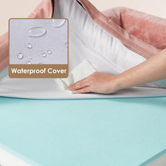 Capa impermeable de EHEYCIGA mantiene la cama seca ante pequeños incidentes.
