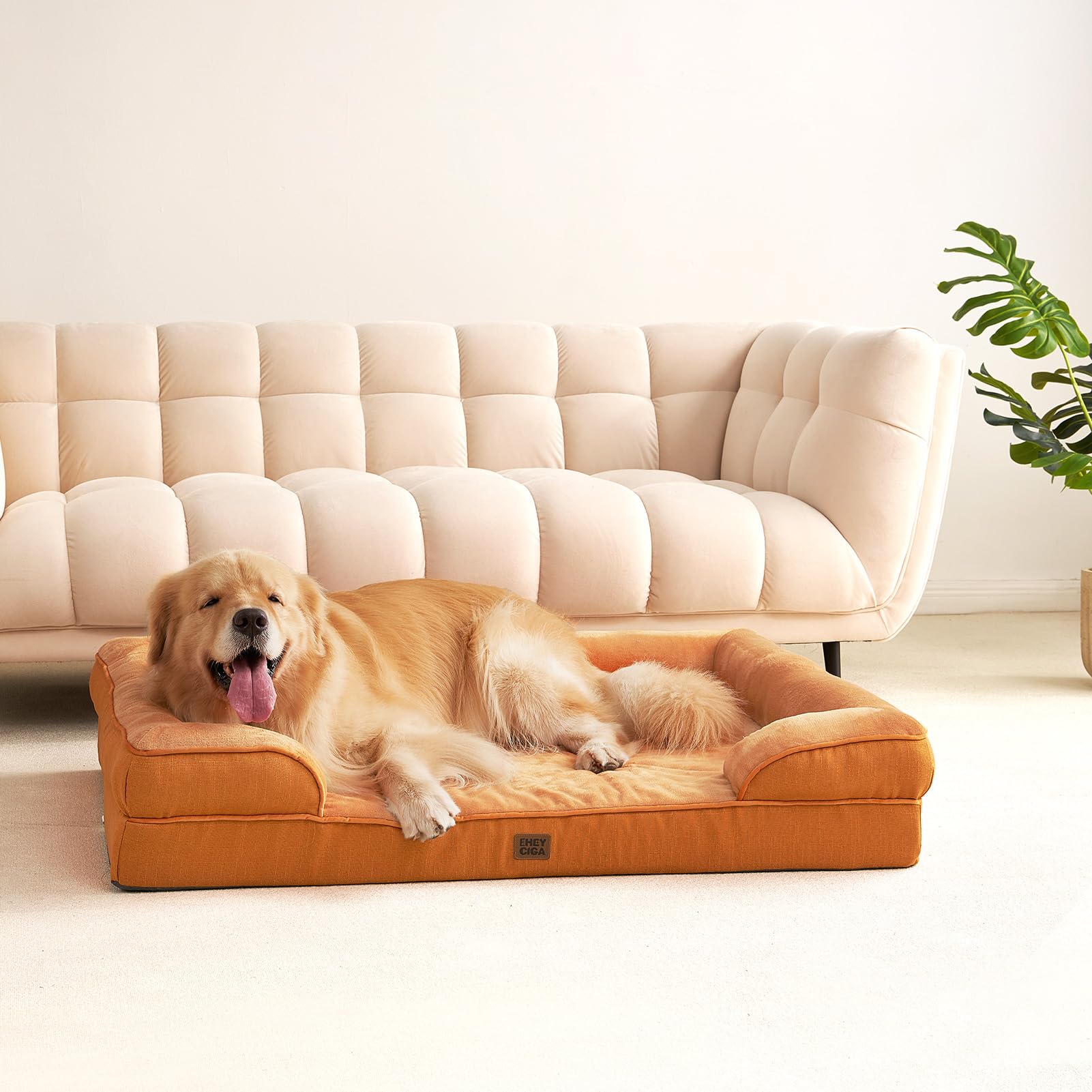 Dimensiones disponibles para perros XL con textura suave y duradera.